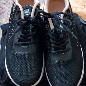 Black and Pink Running Sneakers